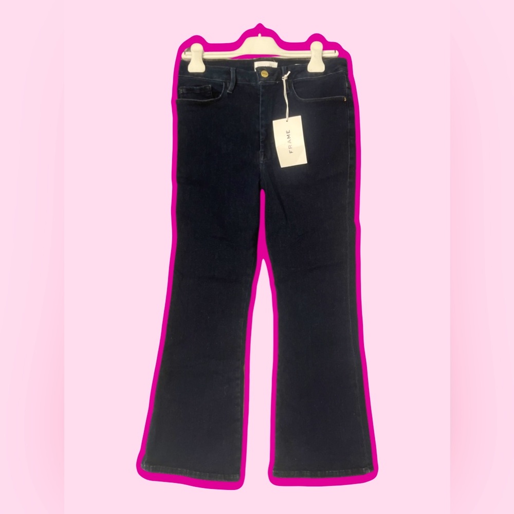 Frame Le One Crop Mini Boot Jeans (new with tags)